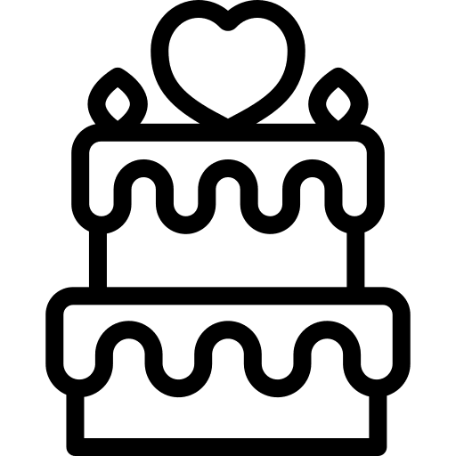 Cake wedding cake love and romance icon Cake wedding cake love and romance icon