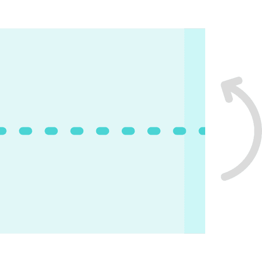 Origami paper arrow art and design icon