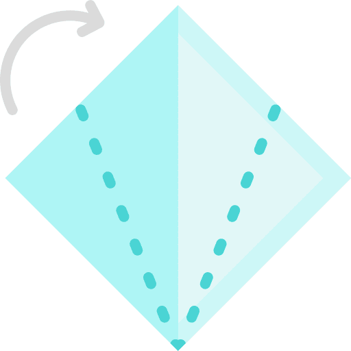 Origami folding origami arrow icon Origami folding origami arrow icon