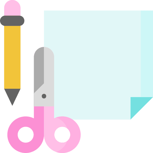 Origami scissors origami art icon Origami scissors origami art icon