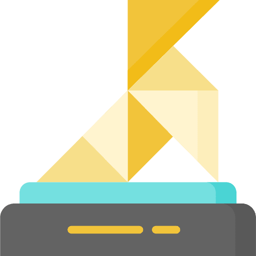 Trophy paper craft folding icon Trophy paper craft folding icon