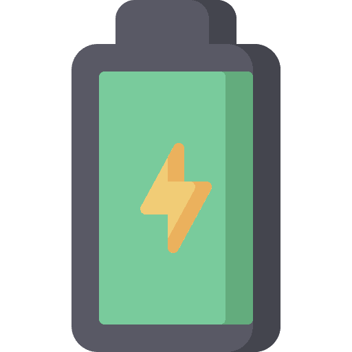 Battery battery level energy storage electronics icon Battery battery level energy storage electronics icon
