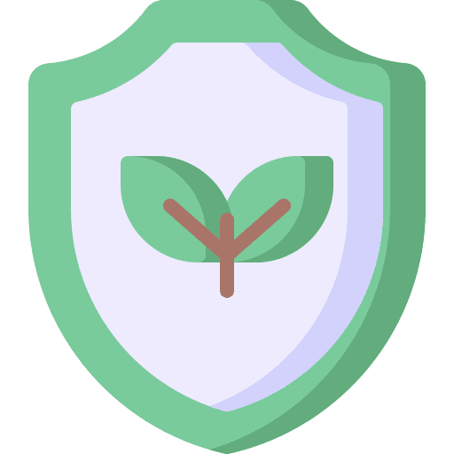 Shield eco friendly shield leaf icon Shield eco friendly shield leaf icon