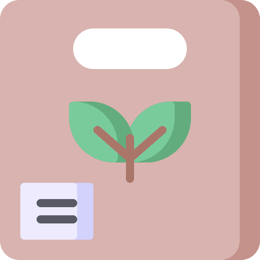 Box organic package leaves icon Box organic package leaves icon