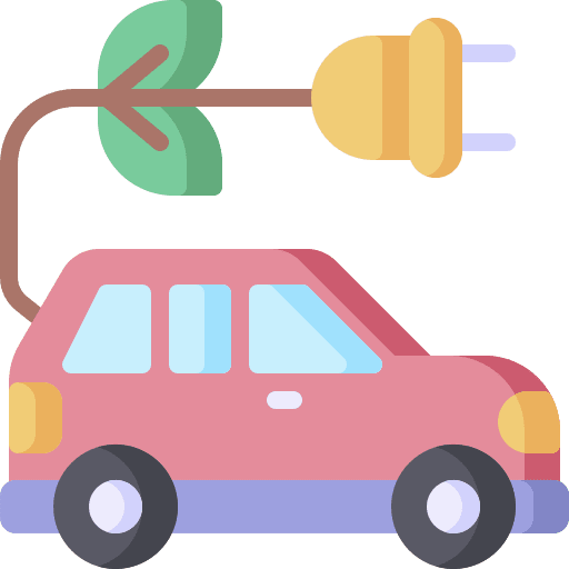 Eco car eco car plug transportation icon Eco car eco car plug transportation icon