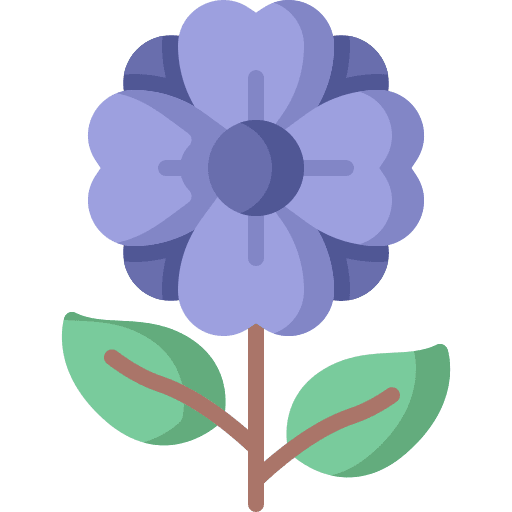 Flower bloom gardening plant icon Flower bloom gardening plant icon