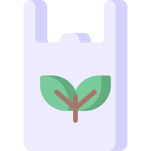 Plastic bag sprout eco bag plastic bag icon Plastic bag sprout eco bag plastic bag icon