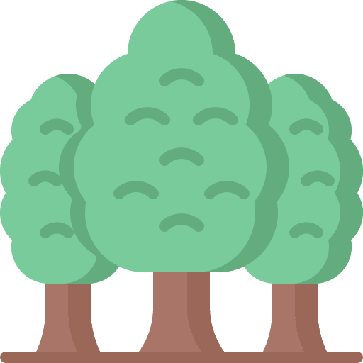 Trees woodland trees landscape icon Trees woodland trees landscape icon