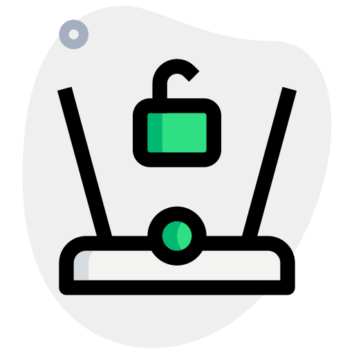 Unlock virtual reality technology 3d icon