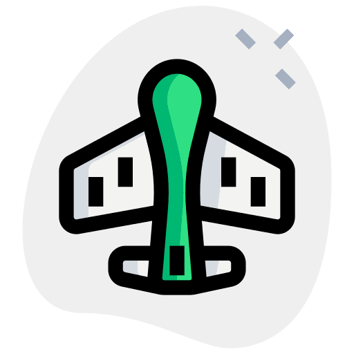 Airplane military war airplane icon