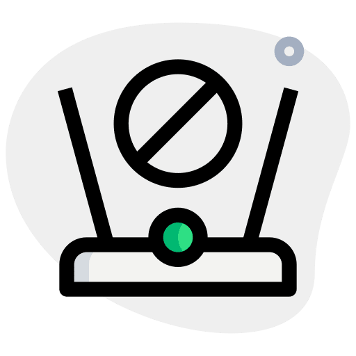 Block block banned technology icon
