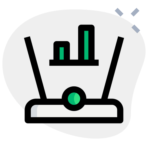 Chart technology chart hologram icon