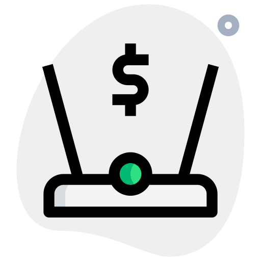 Money 3d hologram money icon