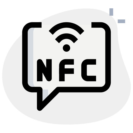 Nfc communications nfc communication icon