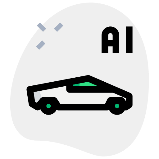 Smart car technology internet of things transportation icon