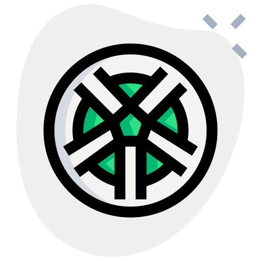 Tire truck transport car icon