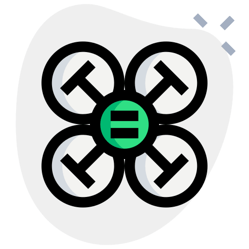 Drone electronics automaton science fiction icon