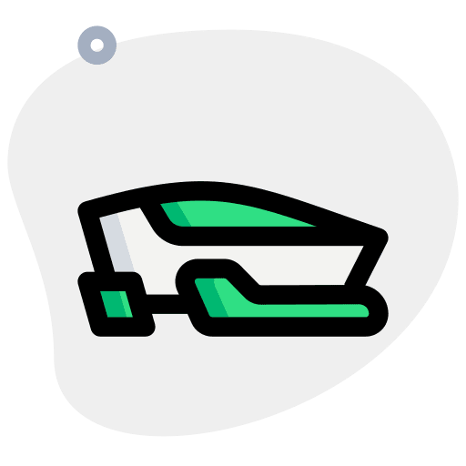 Futuristic vehicle futuristic science fiction icon