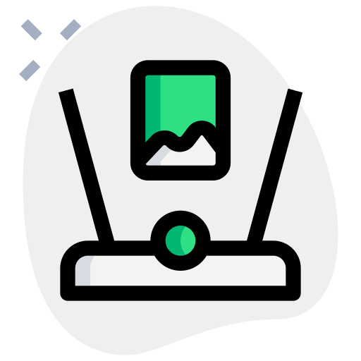 Image technology hologram 3d icon
