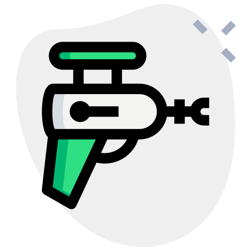 Laser gun space gun ray laser gun icon