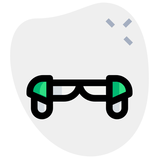 Travel electronics science fiction hoverboard icon