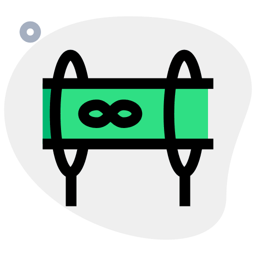 Tube hyperloop train transport icon