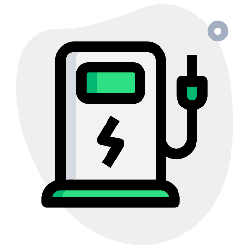 Charger back transportation power source electronics icon