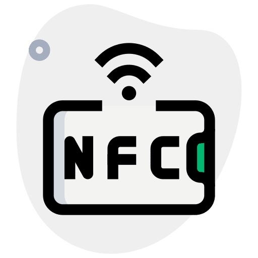 Nfc wifi electronics mobile device icon