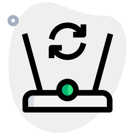 Repeat hologram 3d electronics icon