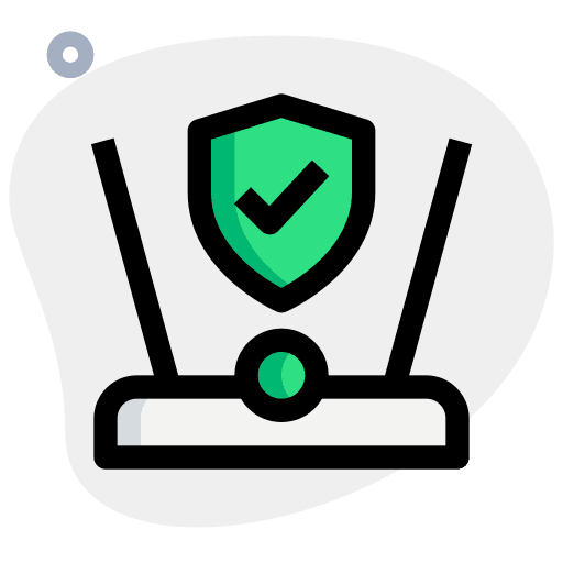 Shield virtual reality electronics 3d icon