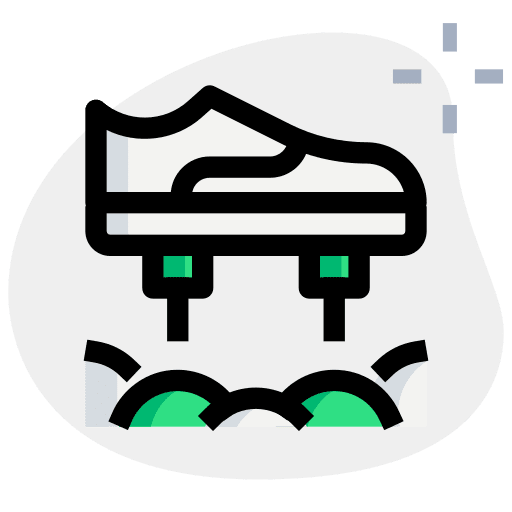 Shoe electronics flying footwear icon