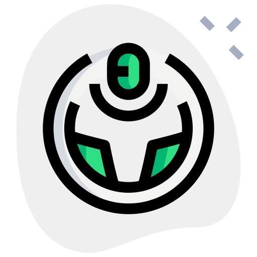 Steering wheel steering wheel transportation voice control icon