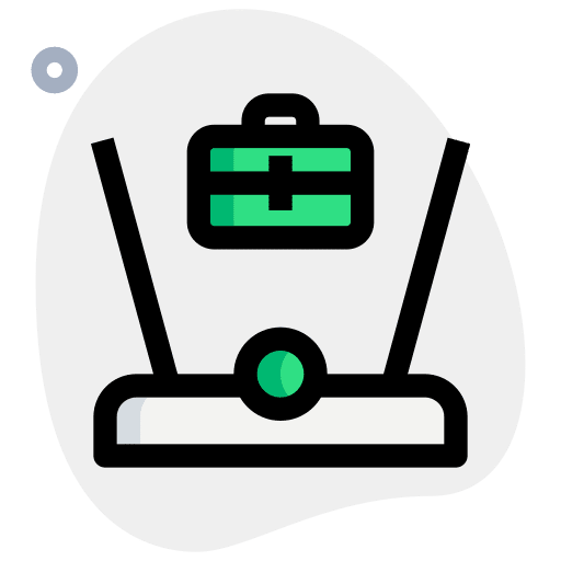 Suitcase suitcase 3d hologram icon