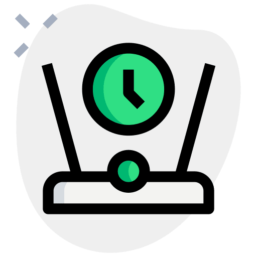 Time time electronics technology icon
