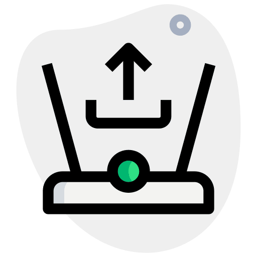 Upload electronics upload 3d icon