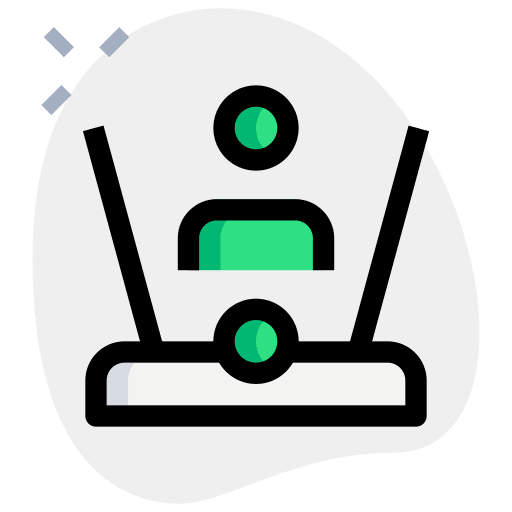 User user electronics virtual reality icon