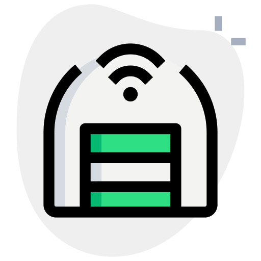 Warehouse warehouse electronics technology icon