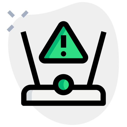 Warning warning alert hologram icon