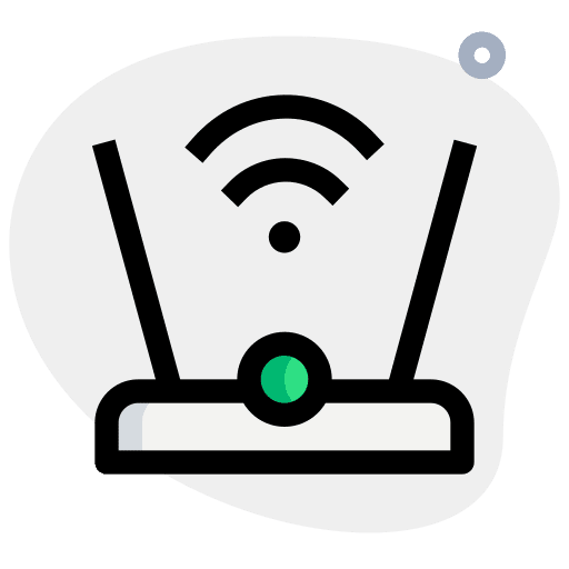 Wireless virtual reality technology hologram icon