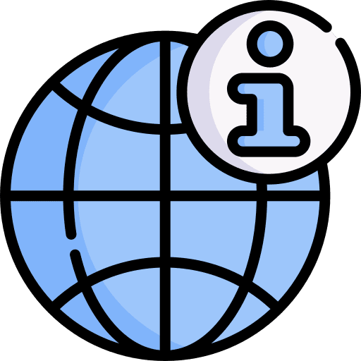 Information globe grid internet news icon Information globe grid internet news icon