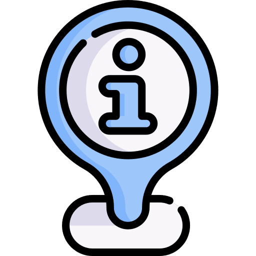 Information point placeholder map pointer location pin icon