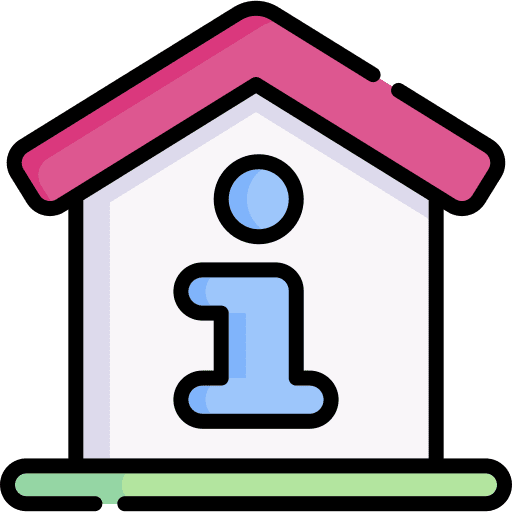 Information point signaling house information point icon Information point signaling house information point icon