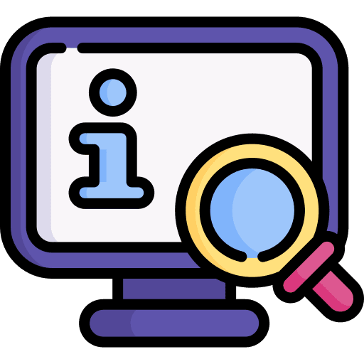 Search info search information icon