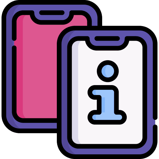 Information cellphone ui help icon Information cellphone ui help icon