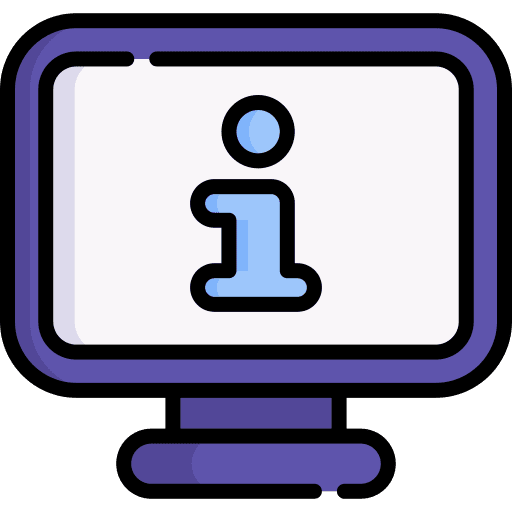 Information electronics computer info icon Information electronics computer info icon