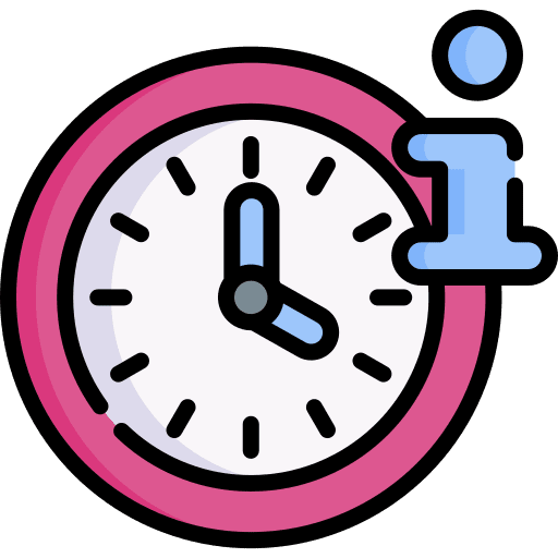 Clock communications clock information icon Clock communications clock information icon