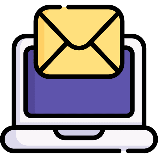 Email laptop envelope communications icon Email laptop envelope communications icon