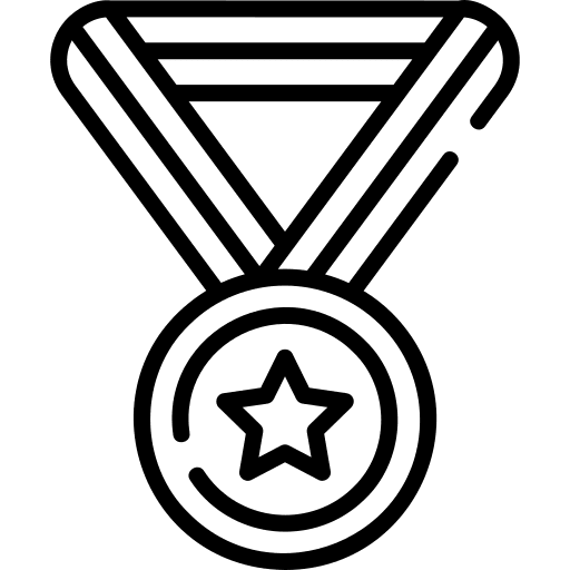 Medal star reward winner icon