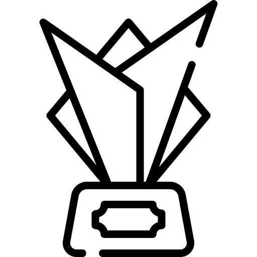 Trophy win prize success icon