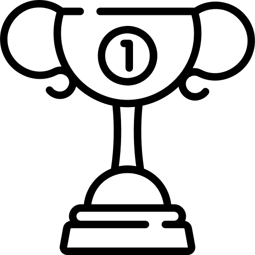 Trophy cup winner first icon